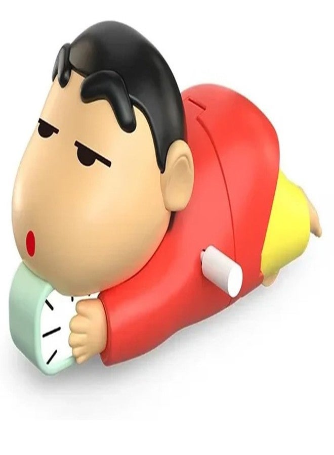 FowWelt Crawling Shinchan Action Figure - Cute Anime Collectible Toy | Cartoon Character Desk Decoration | Kids Gift & Fun Model (Sinchan A) - Image 4